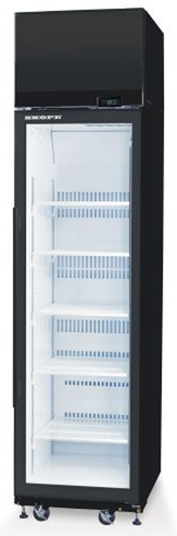 SKOPE SKT500XW-SS ActiveCore 1 Door Stainless Steel Display Fridge