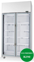 Skope TME1000N-A Active Core 2 Door White Display Fridge