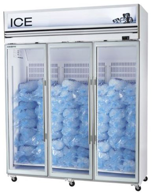 SKOPE VFX1500-Ice 3 Door White Display Freezer