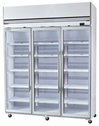 SKOPE VFX1500SS 3 Door Stainless Steel Display Freezer