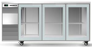 Skope BB.3.GSW 3 Glass Swing Door Backbar Fridge