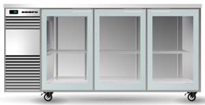 SKOPE BB.3.GSW 3 Glass Swing Door Backbar Fridge