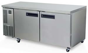 Skope Pegasus PG500HC 2 Door Bench Fridge