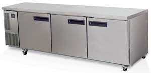 Skope Pegasus PG800HC 3 Door Bench Fridge