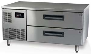 SKOPE Pegasus PGLL150 2 Drawer Lowline Bench Fridge