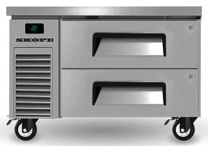 Skope ReFlex RF8.CBR.1.D2 2 Drawer ChefBase GN 1/1 Fridge