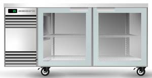 SKOPE SL.2.GSW 2 Glass Swing Door SlimLine Fridge