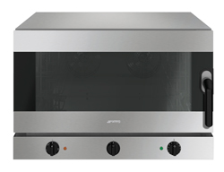 Smeg ALFA425H-2 4 Tray 3 Phase Humidified Convection Oven with Side Opening Door