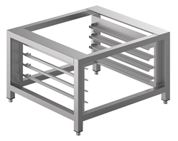 Smeg TVL425D Stainless Steel Oven Stand with Tray Supports 2 Oven Load