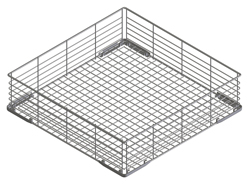 Smeg WB40G01 400x400mm Flat-Bottomed Coated Wire Basket