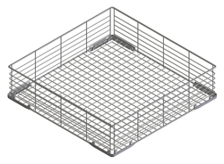 Smeg WB50G01 500x500mm Flat-Bottomed Coated Wire Basket