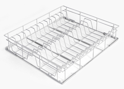 Smeg WB60D01 600x500mm Coated Wire Basket 24-Plate 260mm Dia