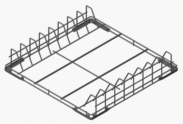 Smeg WB60T03 600x500mm Coated Wire Basket 7 Trays 600x400mm Or Gn1/1