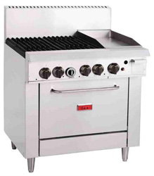 Thor TR-4F-G12F 4 Burner Natural Gas Oven and 305mm Grill