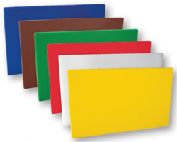 Trenton 48019 Colour Coded Cutting Board Set of 6 400x250x13mm