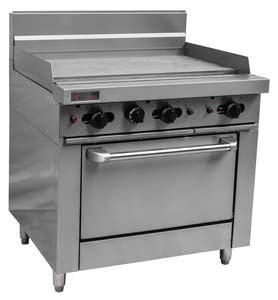 TRUEHEAT RCR9-9G Gas 900mm Griddle Gas Oven