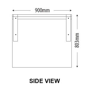 TRUEHEAT RCS21004 SS Stand with Salamander Shelf