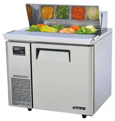 Turboair KHR9-1 Salad Prep Table 1 Doors Side Unit