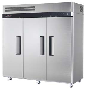 Turbo Air KF65-3 3 Door Top Mount Foodservice Freezer