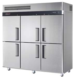 Turbo Air KR65-6 6 Split Doors Top Mount Foodservice Chiller