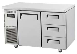 TURBO AIR KUF12-3D-3 Undercounter 1 Door 3 Drawer Freezer