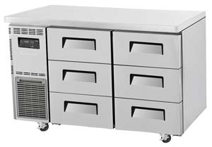 Turbo Air KUR12-3D-6 Undercounter 6 Drawer Chiller