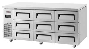 Turbo Air KUR18-3D-9 Undercounter 9 Drawer Chiller