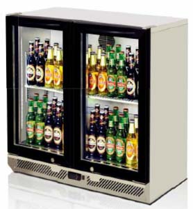 Turbo Air TB9-8H-SWB 2 Door Backbar Fridge