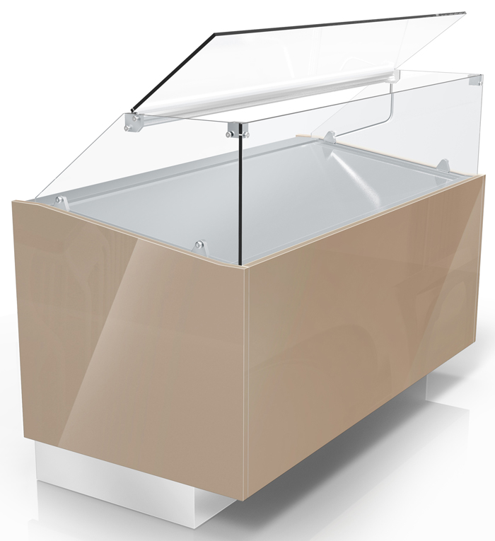 Ciam SQR4UPRV150I 6040 Ventilated Refrigerated Showcase R4