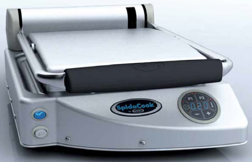 Spidocook SPE-SP010PT Flat Plate Transparent Glass Ceramic Single Contact Grill