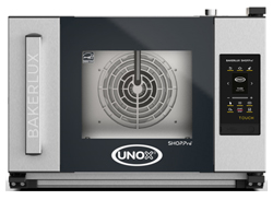 Unox Bakerlux SHOP.Pro XEFT-03HS-ETLV 3 Tray TOUCH 460x330 Stefania.Matic Convection Oven (Left-to-right)