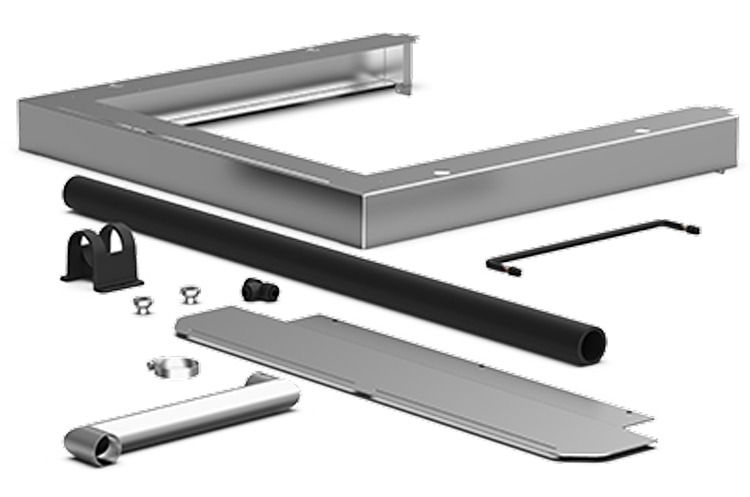 Unox Bakerlux SHOP.Pro XWKQT-00EF-E Double stack installation kit