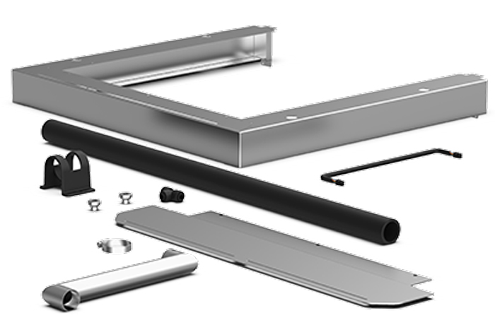 Unox Bakerlux SHOP.Pro XWKQT-00HS-E Double stack installation kit