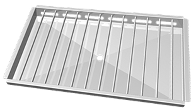 Unox GRP 840 Pollo Grill Stainless Steel Grid for Grilling 3 Open Chickens