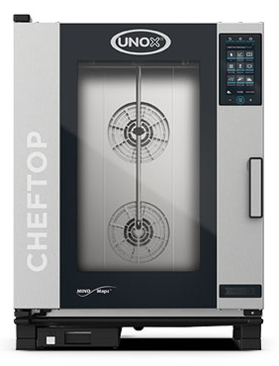 Unox XEVC-1011-GPRM-MS ChefTop Mind Maps PLUS Series 10 Tray Gas Combi Oven