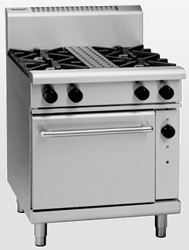 Waldorf RN8513GC Gas Convection Oven 2 Burner 300 Griddle Range