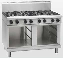Waldorf RN8800G-CB Gas Cooktop 8 Burner Cabinet Base
