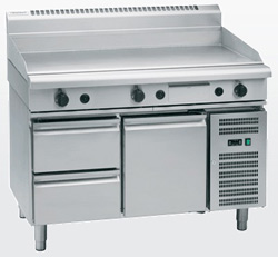 Waldorf GP8120G-RB Gas 1200 Griddle Refrigerated Base