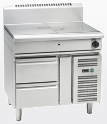 Waldorf RN8100G-RB Gas Target Top Refrigerated Base