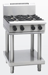 Waldorf RN8403G-LS Gas Cook Top 2 Burner 300 Griddle Leg Stand