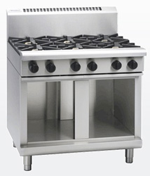 Waldorf RN8600G-CB Gas Cook Top 6 Burner Cabinet Base