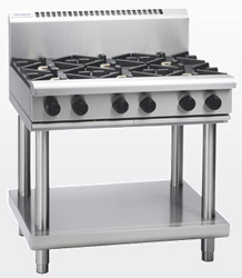 Waldorf RN8600G-LS Gas Cook Top 6 Burner Leg Stand