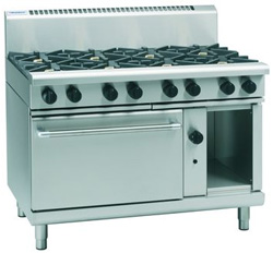 Waldorf RN8813G Gas Static Oven 6 Burner 300 Griddle Range