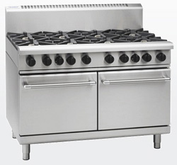 Waldorf RN8820G Gas Double Static Oven 8 Burner Range