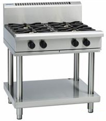 Waldorf RN8900G-LS Gas Cooktop Extra Wide 4 Burner Leg Stand