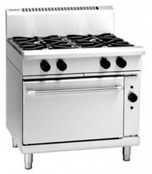 Waldorf RN8910GC Gas Convection Oven Extra Wide 4 Burner Range