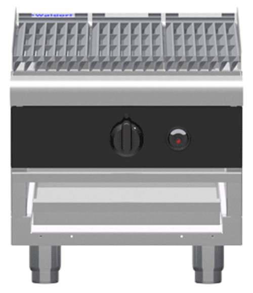 Waldorf Bold CHLB8450G-B Low Back Gas 450 Char Grill Bench Model