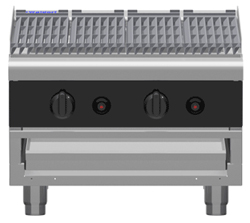 Waldorf Bold CHLB8600G-B Low Back Gas 600 Char Grill Bench Model