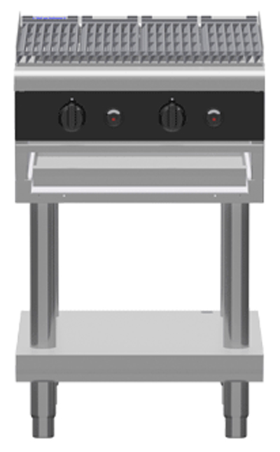 Waldorf Bold CHLB8600G-LS Low Back Gas 600 Char Grill Leg Stand