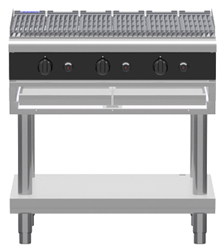 Waldorf Bold CHLB8900G-LS Low Back Gas 900 Char Grill Leg Stand